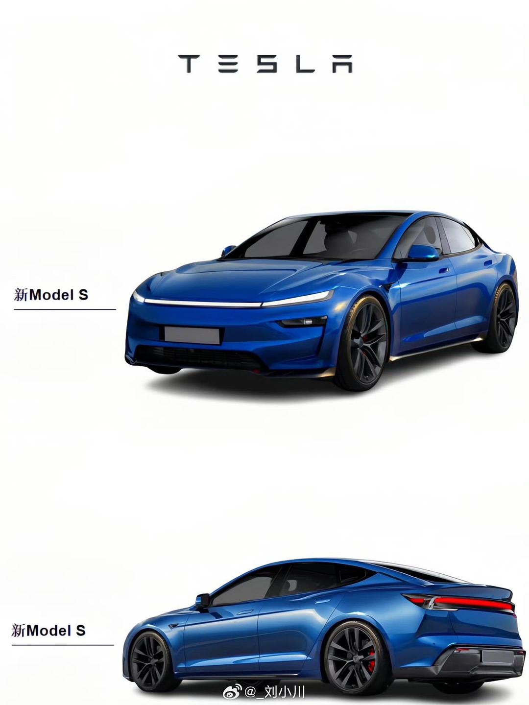 新款特斯拉Model S假想图曝光