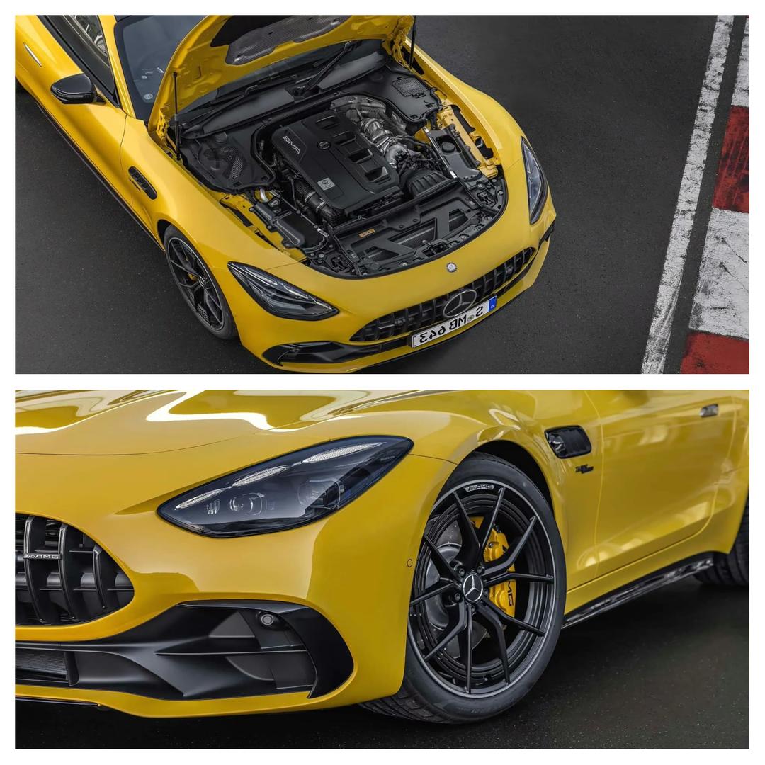 全新AMG GT电动四门轿跑车预告图发布