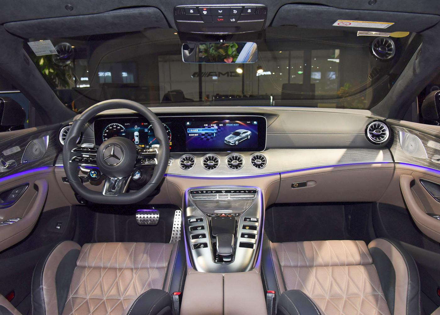 全新AMG GT电动四门轿跑车预告图发布