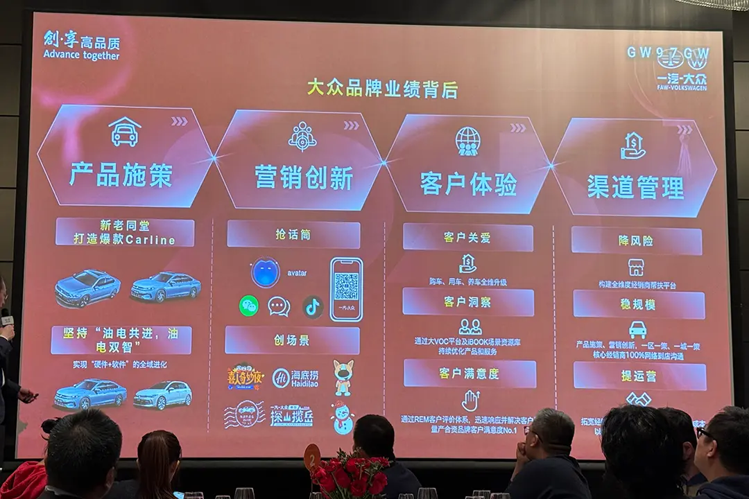国内首家 一汽-大众产销突破3000万辆